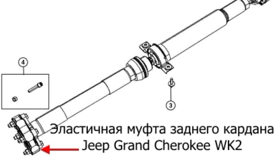 Муфта карданного вала Jeep Grand Cherokee WK2.jpg Муфта карданного вала Jeep Grand Cherokee WK2.jpg