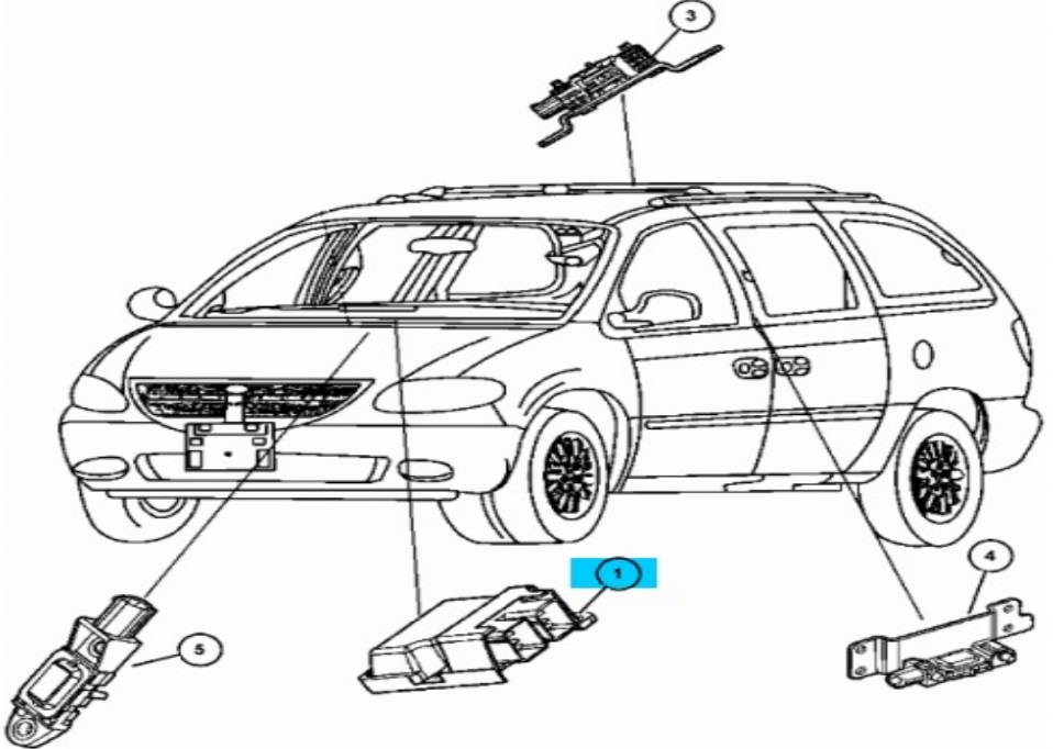 Датчик подушки безопасности Chrysler Pacifica. Датчик подушки безопасности Крайслер Пацифика Датчик подушки безопасности Chrysler Pacifica. Датчик подушки безопасности Крайслер Пацифика