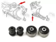 Сайлентблоки передних рычагов Шкода Рапид
