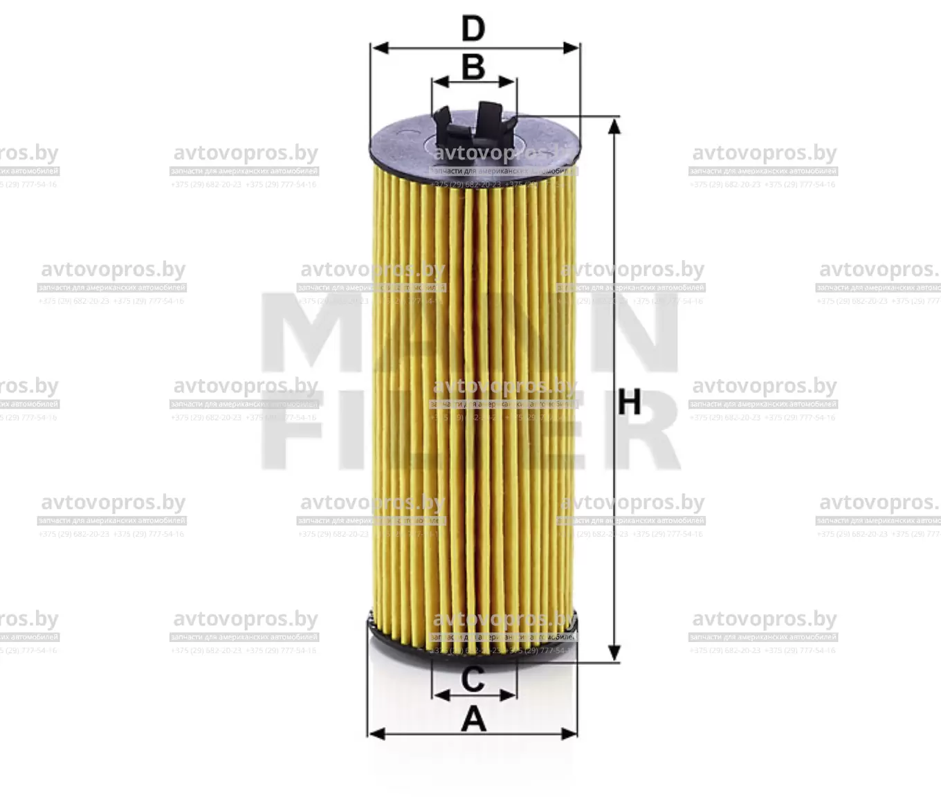 HU6009Z MANN-FILTER - Фильтр масляный 3,6 11-13 - купить, цена